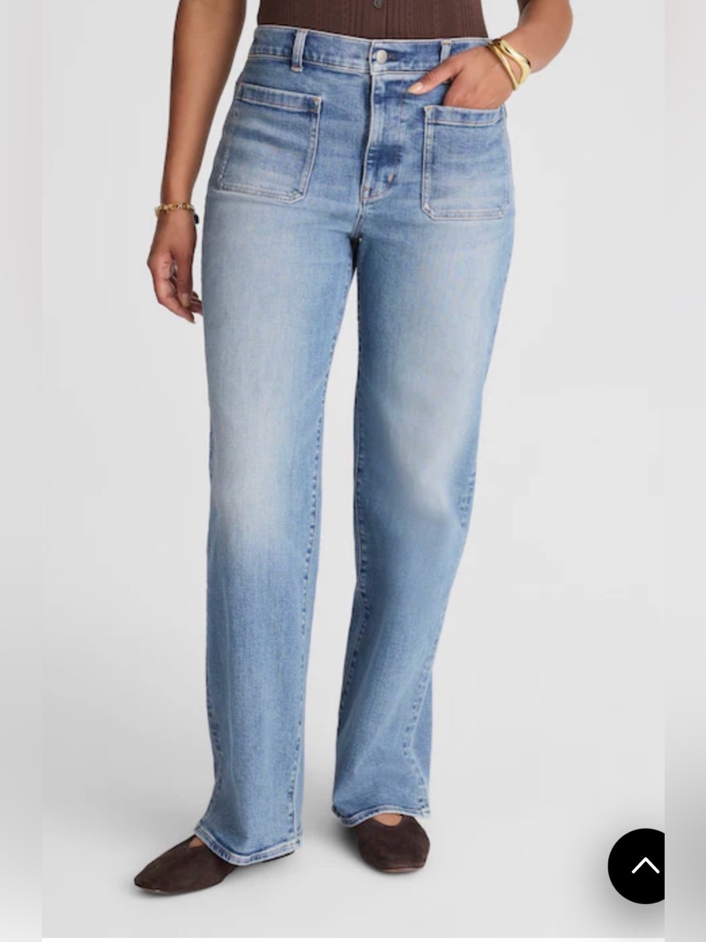 Madewell Light Blue Wide-Leg Jeans